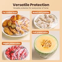 Disposable Stretch Food Covers for Bowls Reusable Fresh Keeping Bags (X100) — image 6