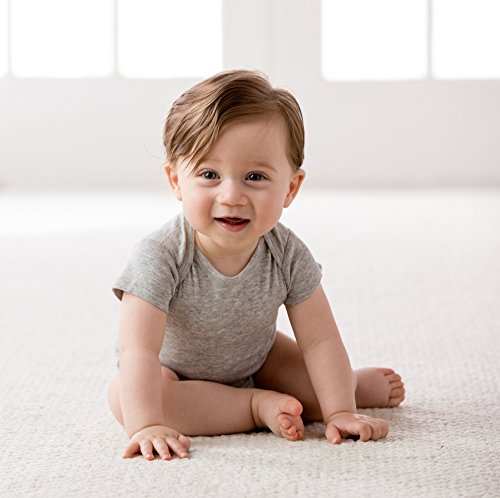 Gerber Unisex Baby 5-Pack Solid Onesies Bodysuits, Gray, 12 Months US by Gerber - Used condition - Image 7