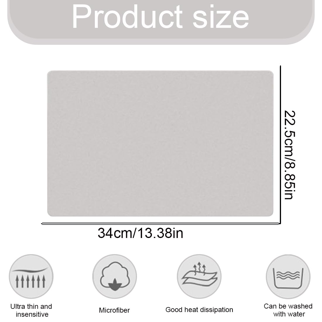 Protezione Tastiera, Panno in Microfibra per Pulizia Schermo e Tastiera, Compatibile con Mac Book Pro (15 Pollici e 16 Pollici)