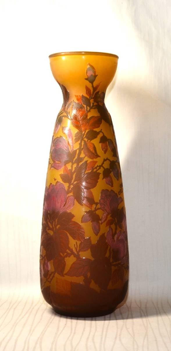 ◆証明書付◆エミールガレEmile Galle　一輪挿し　高さ28cm ◇証明書付◇エミールガレEmile Galle 一輪挿し 高さ28cm Amazon