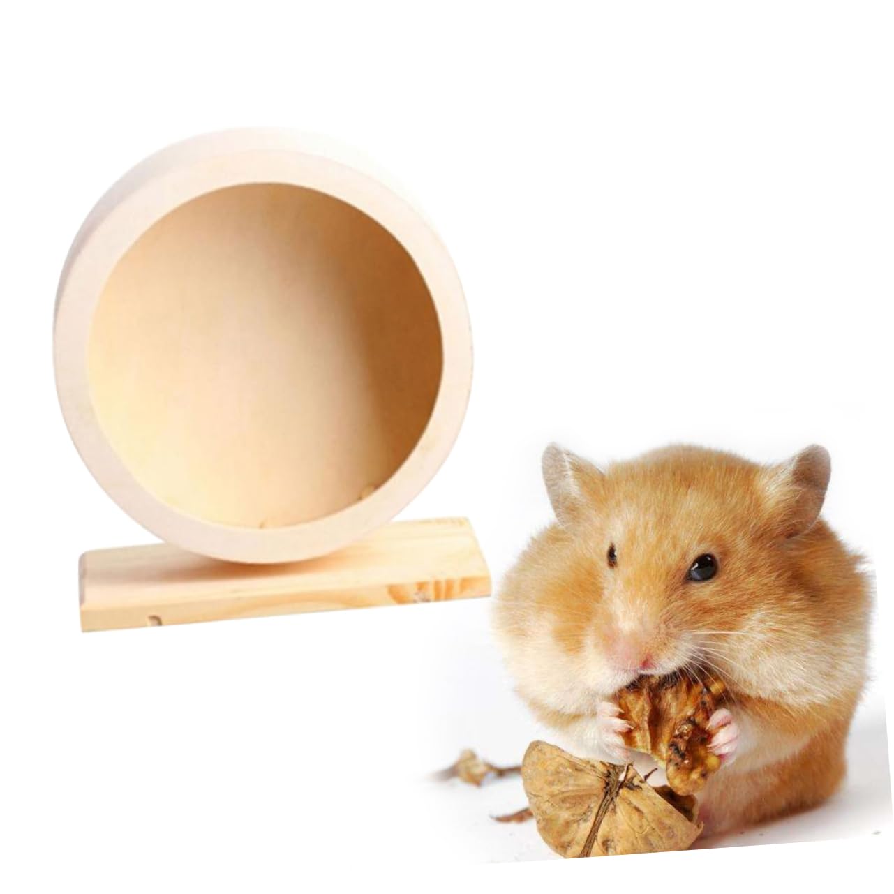 Happyyami Roue De Course Silencieuse pour Hamsters Et Petits Animaux Jouet De avec Support pour Rongeurs