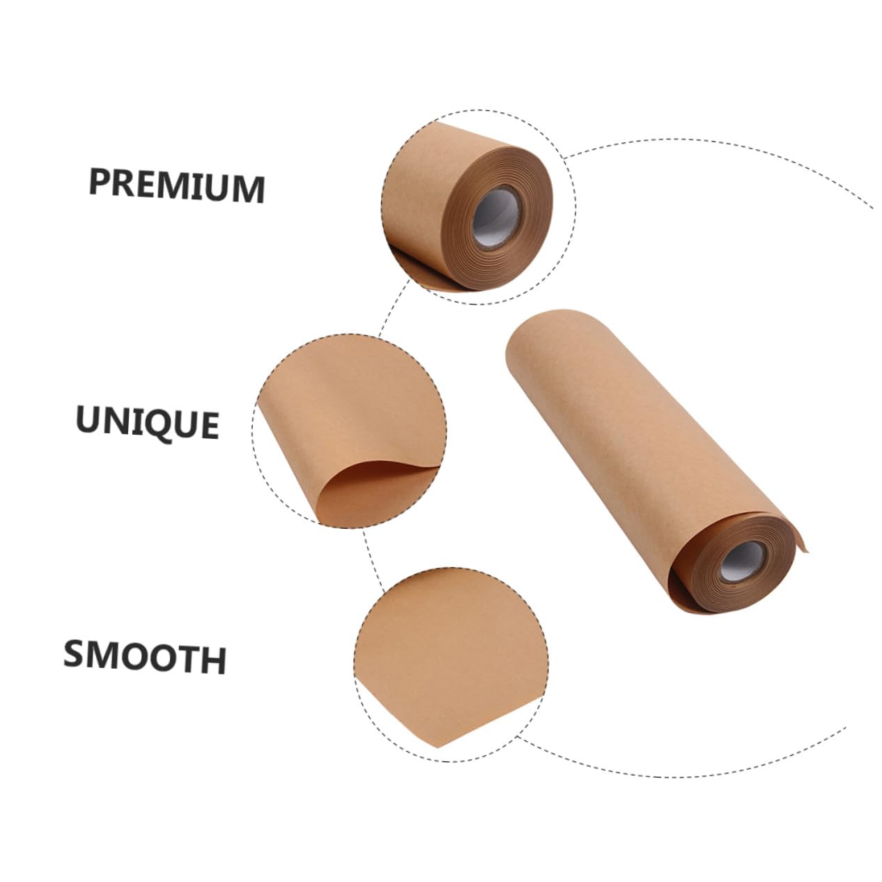 Homoyoyo Papel Kraft para Manualidades y Embalaje Papel de Regalo Natural y Seguro para Flores Decoración y Envoltura Creativa