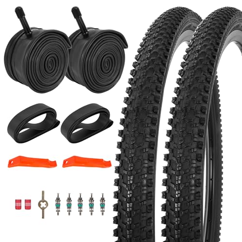 JIAYAN 26 x 1,95 Zoll Mountainbike-Reifen-Set und Einlagen