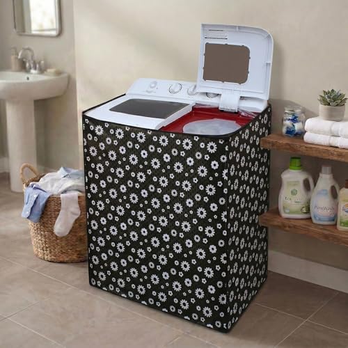 Image of DREAM CARE Waterproof & Dustproof Washing Machine Cover Top Load & Semi Automatic Suitable for 7 kg, 7.2 kg, 7.5 kg (83 x 95 x 51 cms)