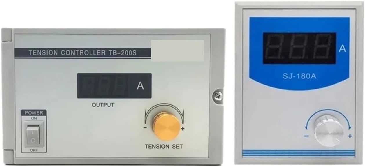 Manual/Automatic Tension Controller for Magnetic Powder Brake Clutch Potentiometer PLC Control 185V-265VAC 24VDC Output 220V(TB-200S 0-3A)