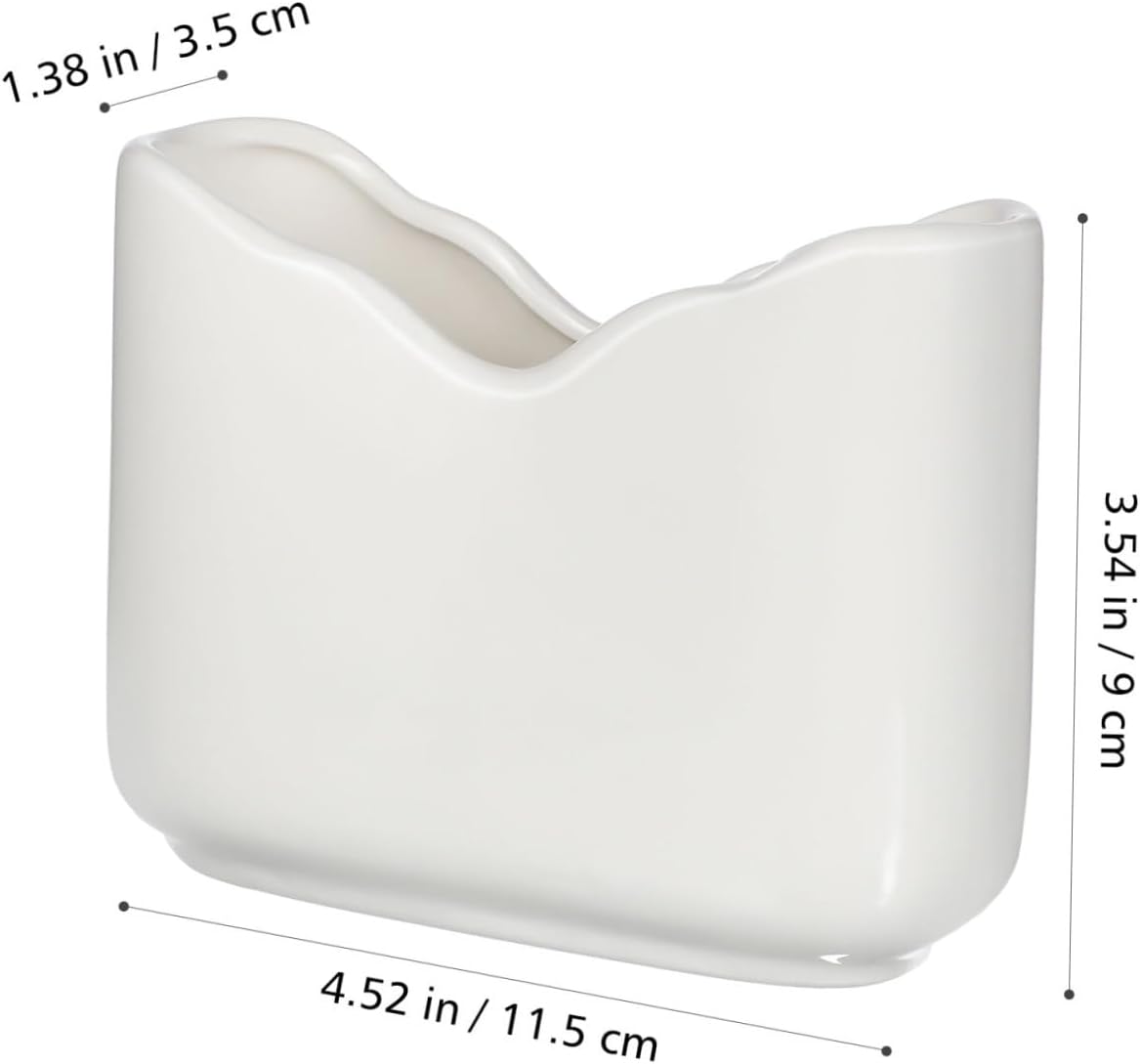 Ceramic Napkin Holder Napkin Storage Stand Serviette Holder Paper Tissue