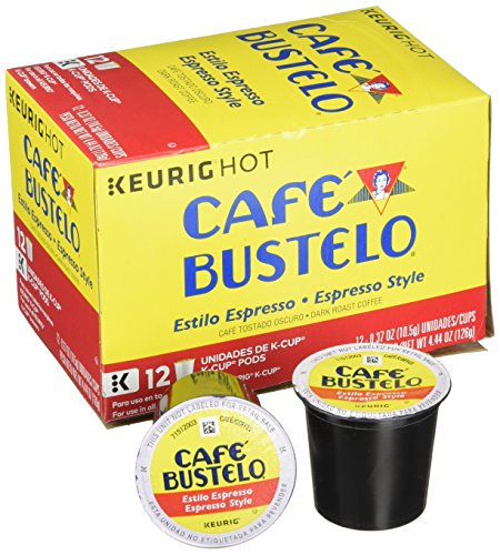 Cafe Bustelo, K-Cup Single Serve, 12 Count, 4.44Oz Box (Pack Of 3) (Espresso Style) #TOP1