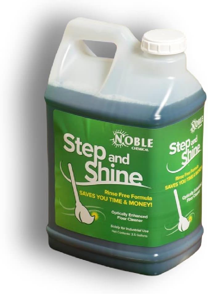 Noble Chemical 2.5 Gallon / 320 oz. Step & Shine Floor Cleaner (Pack of 2)