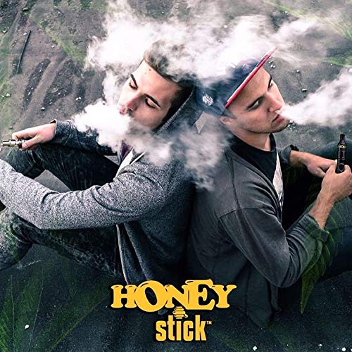 HoneyStick Vape Pen Battery Starter Kit Rechargeable for 510 Thread Cartridges Elf Stick USB Variable Voltage 400 mAh Vaporizer for CBD and Thick Oil Electronic Vaporizer No Nicotine (Blue) - Image 5
