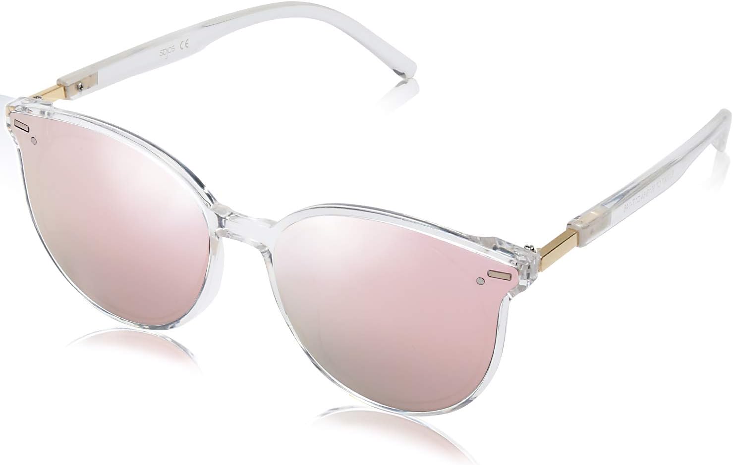 SOJOS Classic Retro Round Sunglasses Women Men Large Glasses SJ2067