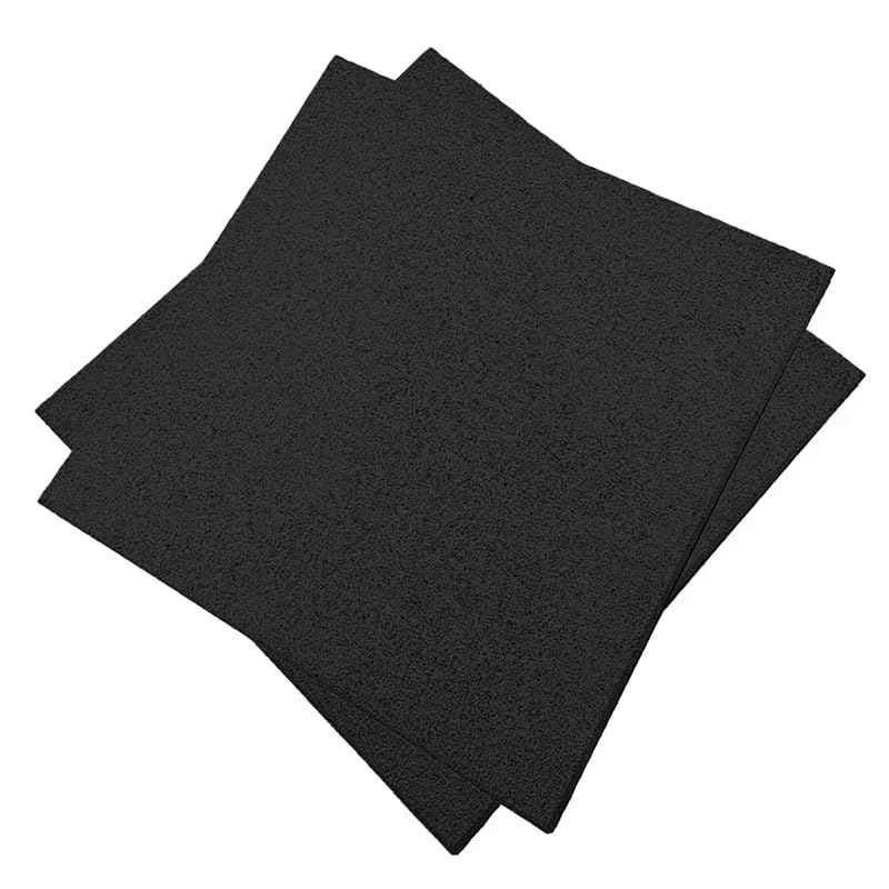 Pavimentos Arquiservi - Losetas de Caucho Reciclado para Suelo de Gimnasio 100x100x1,5 cm Negro- Unitario (1m²) - Antideslizante y Aislante - Ideal para Fitness, Yoga y Funcionales