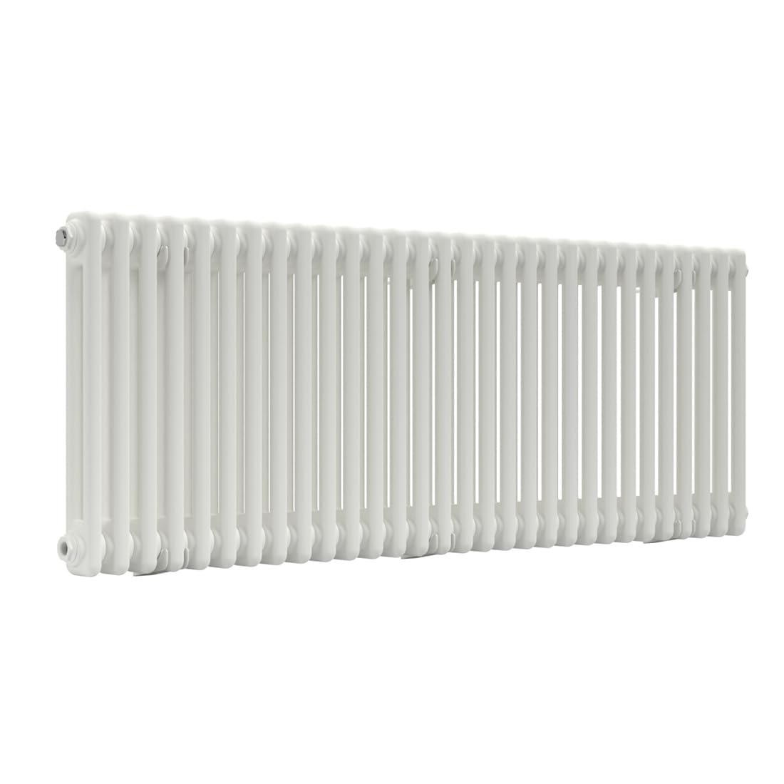 Lux Heat White Horizontal 2 Column Traditional Radiator 500mm (H) x 1370mm (W)