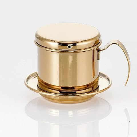 Coffee Maker Pot Stainless Steel Vietnamese Coffee Drip Filter Maker Single Cup Coffee Drip Brewer - Portable for