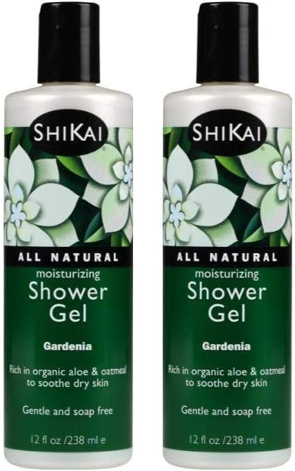 Gel de banho diário ShiKai Gardenia, 2 unidades de 355 mL
