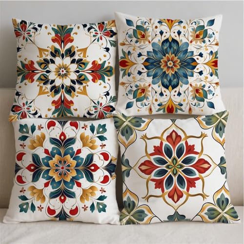 Housse de Coussin 80x80cm Grand Format avec Fermeture Invisible - 3