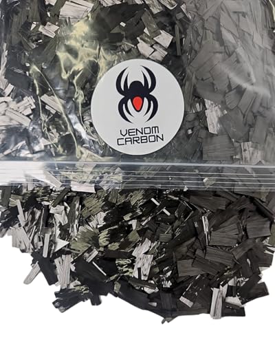 1" Chopped Carbon Fiber - 1lb (Making Forged Composites for Automotive, Marine, Motorcycles, Phone Cases, Knife Handles, Gun Stock, and Art)