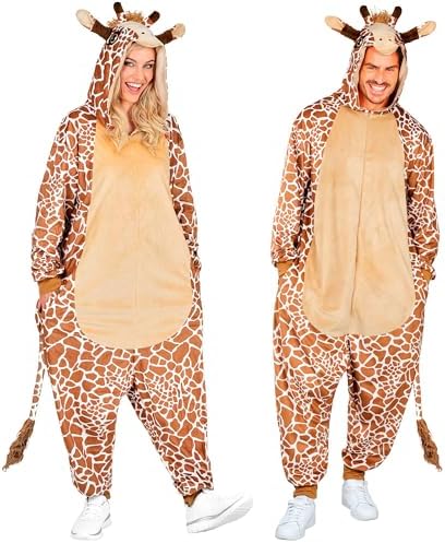 Costume da Animale per Adulti - Tuta Morbida in Peluche con Cappuccio 