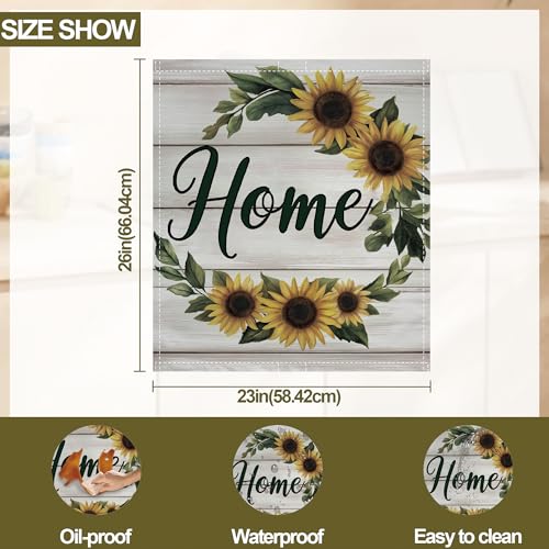 Image of Beautiful Country Home Sign Dishwasher Magnet Cover,Kitchen Decor Waterproof Refrigerator Magnet Appliance Cover Protector,23Wx26H Inches