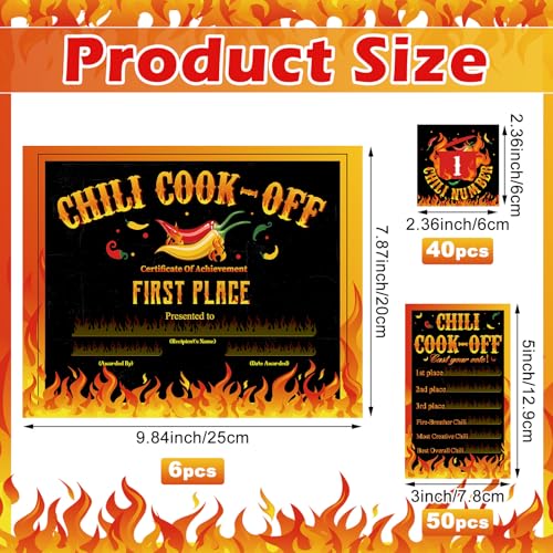 Kit concours chili pour fête de quartier : pack déco et vote convivial - 2