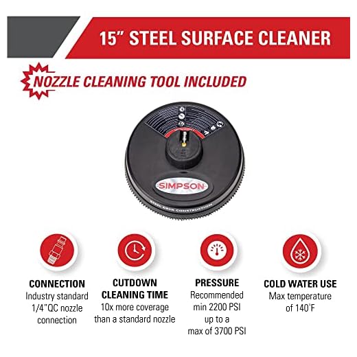Simpson 15" Pressure Washer Surface Cleaner
