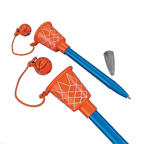 Fun Express Basketball Hoop Pens (24 Pack)