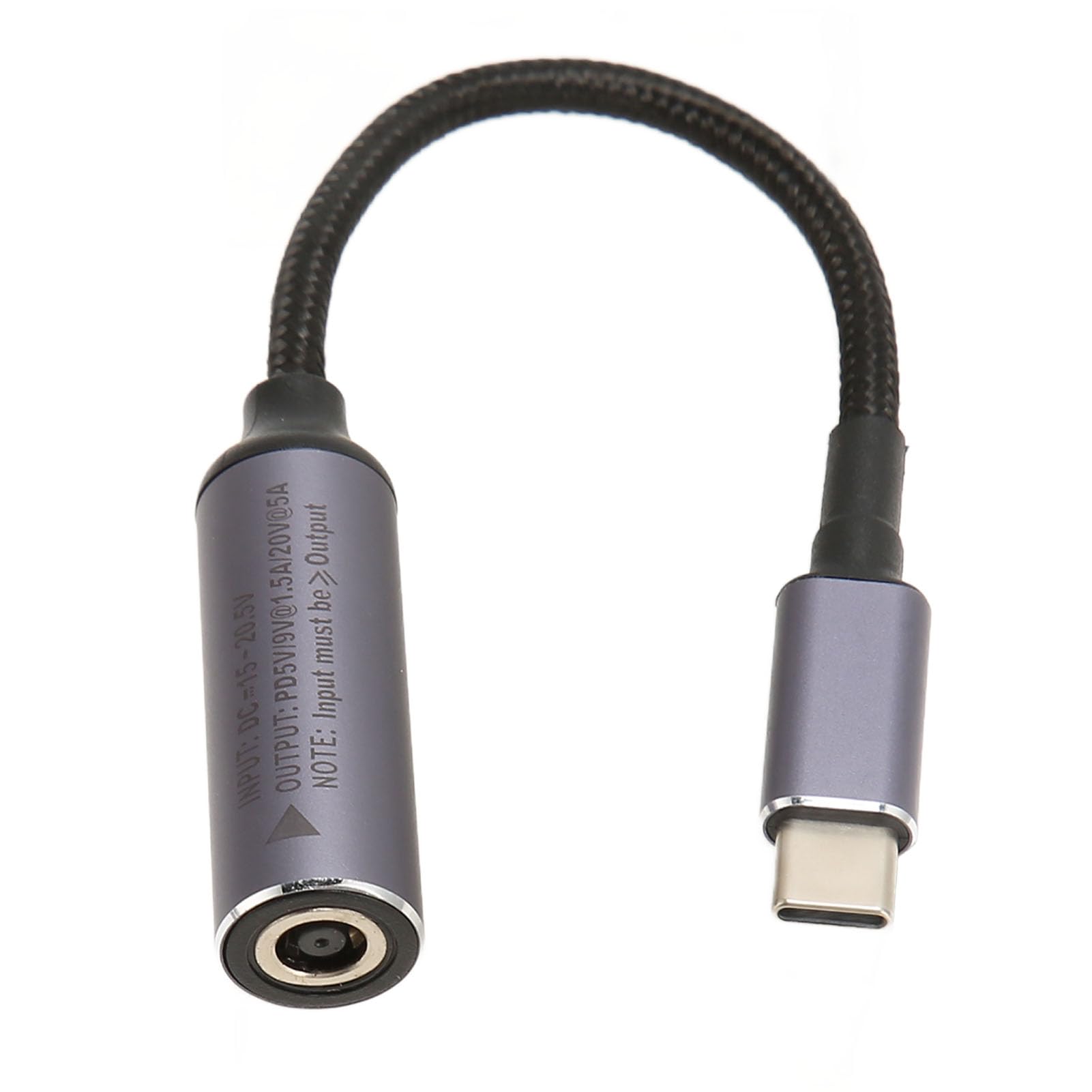 Cavo Convertitore Da USB Type-C A Spina CC 6.0x3.7mm Per Ricarica Laptop 65W (1.5m)