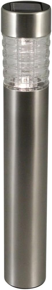 Luxform Lighting Tacoma Solar LED Spike Light in Stainless Steel 5 Lumen - Display Pack of 15