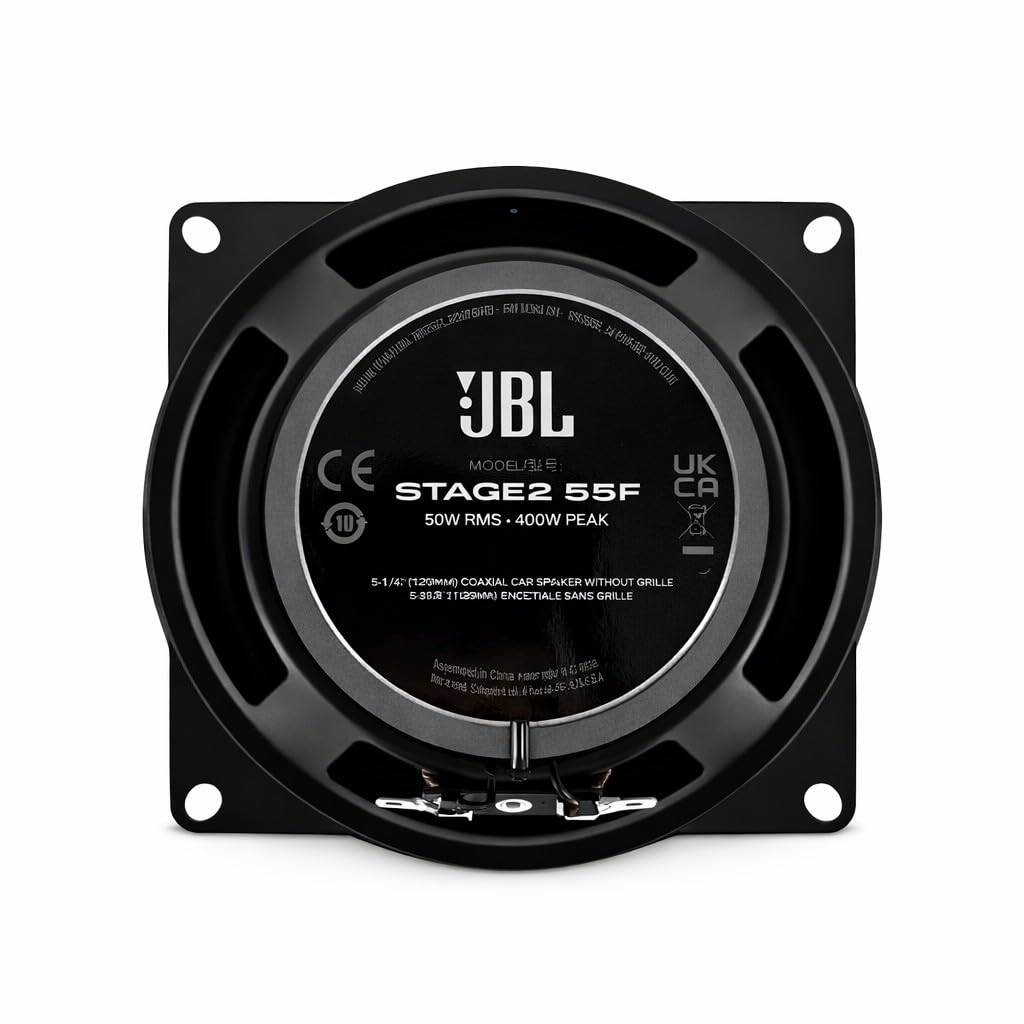 JBL Stage2 Haut Parleur Voiture Coaxiaux 130mm 50W RMS 400W Max Paire