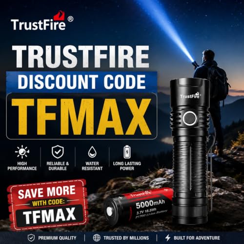『TrustFire Discount Code &ldquo;TFMAX&rdquo;』のカバーアート