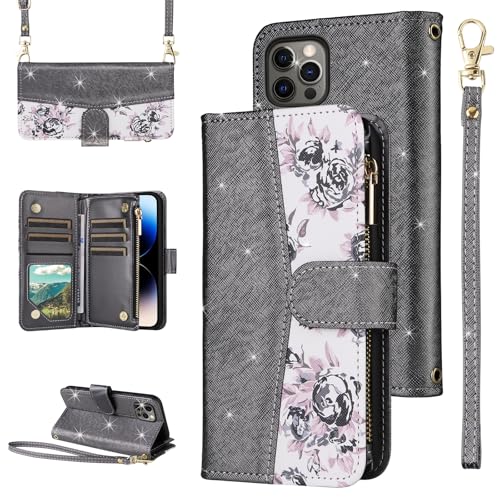 Étui portefeuille iPhone 13 Pro Max résistant aux chocs et rayures