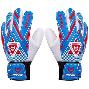 Goalkeeper Gloves for Kids Youth, Soccer Goalie Gloves with Double Protection, Anti-Slip Soccer Gloves, Super Grip