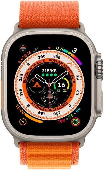 LinkTech LT Watch S90 Premium Smart Watch display showing a compass and navigation interface.