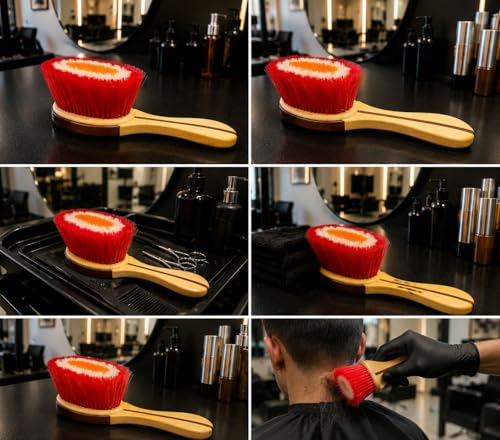 Image of Wooden Long Handle Soft Bristle Multipurpose Dusting Cleaning Brush for Sofa, Clothes, Blanket, Curtains, Home, and Household Cleaner Brushes (M10)