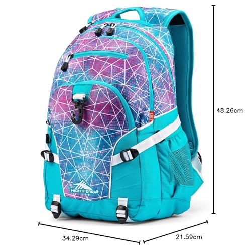 Image of High Sierra, Sequin Facets /Bluebird /White, One Size, Loop Daypack