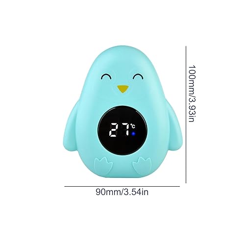 Miniatura 5 de Termómetro de baño para bebés, medidor de agua, medidor de dibujos animados, termómetro electrónico de bañera, monitor de temperatura flotante para