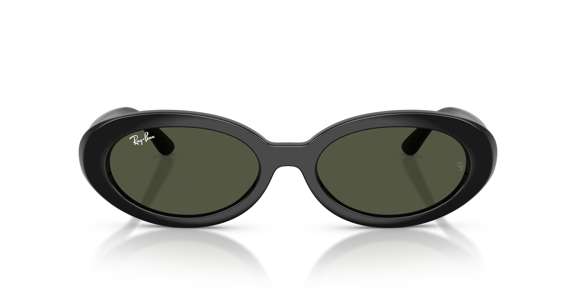 

                                                    Ray-Ban Womens RB2223 Oval Sunglasses, Black/Green