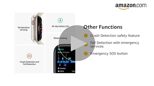 Amazon.com: Apple Watch Series 8 [GPS + Cellular, 41mm