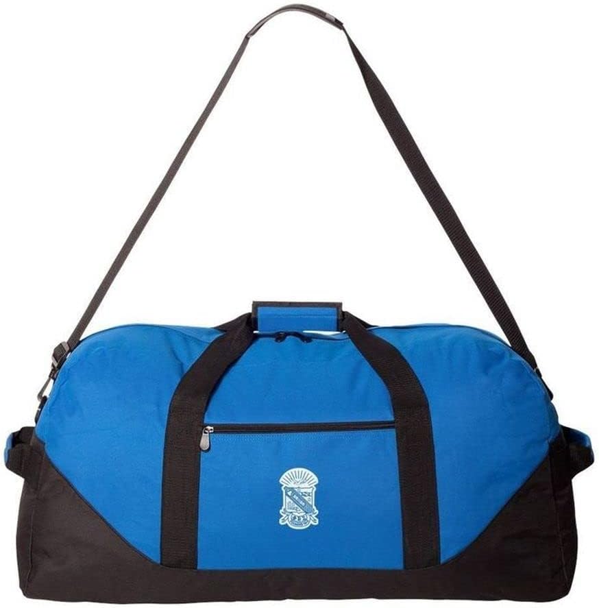 Greekgear Phi Beta Sigma 22 1/2 Inch Duffel Bag Royal Blue