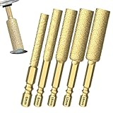 Vibrations Réduites pour Exactitude: Les s à carrelage céramique sont conçus avec un manche hexagonal anti-dérapant de 6 mm, améliorant la stabilité en empêchant le glissement et les vibrations, ce qui permet un perçage net et précis dans des matériaux fragiles comme le carrelage céramique pendant les rénovations domiciliaires, pour des résultats cohérents et sans erreur.