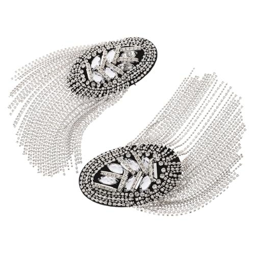 Charreteras Ipetboom de color plata para brillar en tus fiestas de disfraces y trajes