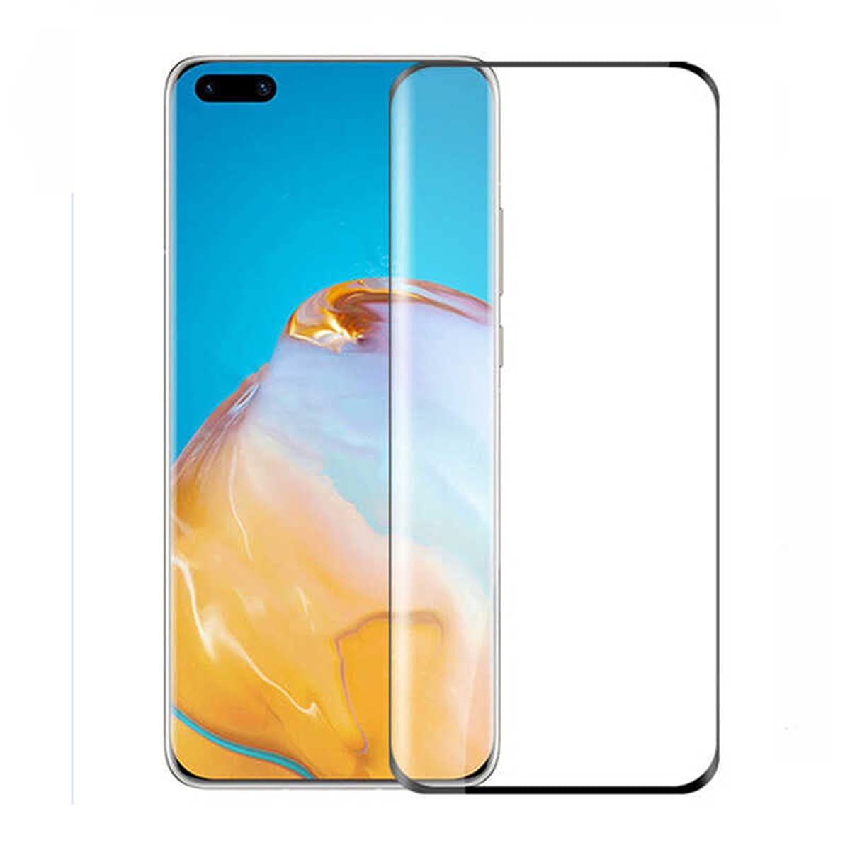 Zore 37734 Huawei P40 Pro Süper Pet Ekran Koruyucu Jelatin