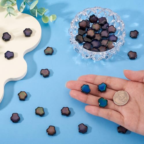 Perles en verre fleur de cristal haut de gamme à détection de température - 7