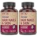 Deva Vegan Vitamins Hair, Nails & Skin, 90-Count  (Pack of 2)