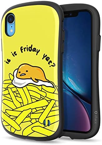 iFace x Sanrio First Class Designed for iPhone XR – Cute Shockproof Dual Layer [Hard Shell + Bumper] Case [Drop Tested] - Gudetama (is it Friday Yet?)
