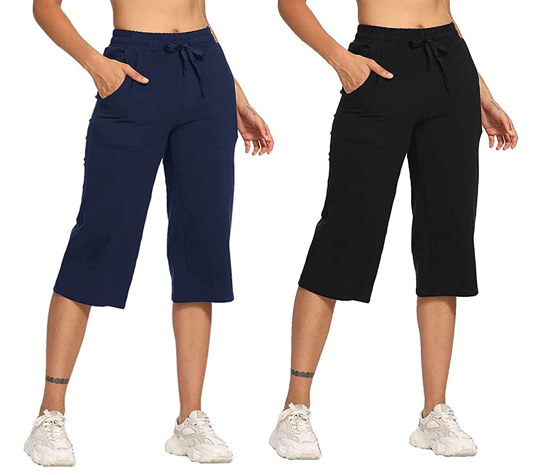 Womens Capri Shorts | Womens Cotton Shorts | (Pack of 2)-image-12