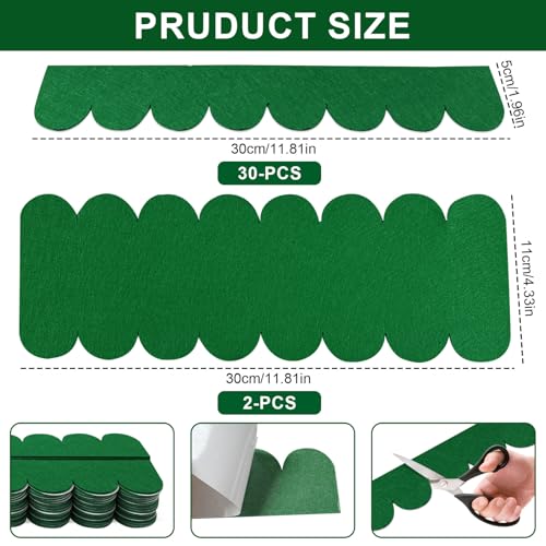 Dachpappe für Vogelhaus 32pcs Dachpappe für Vogelhaus, Selbstklebend Dachpappe, Wasserdicht Dachpappe Selbstklebend, für Nistkasten Hasenstall Insektenhotel (Grün)