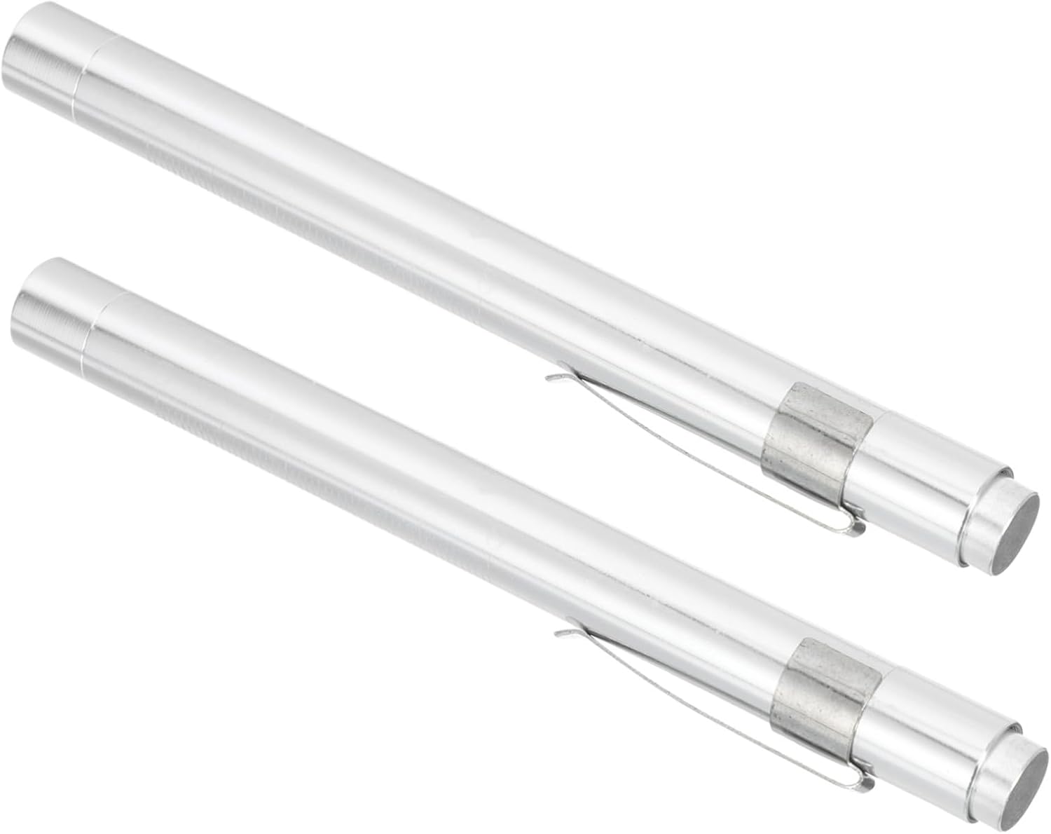 LED Pen Light with Pupil Gauge 2-Pack Oral Examination Lights for Doctors and Nurses for Pupil Inspection