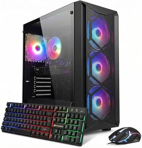 STGAubron Gaming PC Computer Desktop, Intel Core i7 8th Gen up to...
