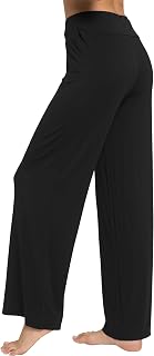 Bamboo Pajama Pants for Women Plus Size Pajamas Bottoms Wide Leg Lounge Sweatpants Soft Sleep Pant S-4X