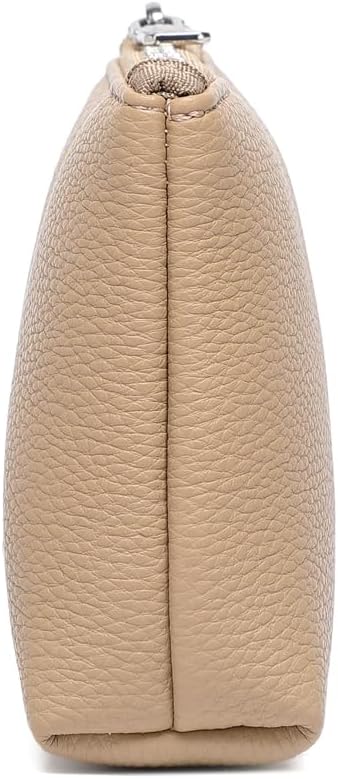 PU Leather Makeup Simple and Convenient Handbag Small Exquisite Storage Bag (Pu/Sandy) - Image 6